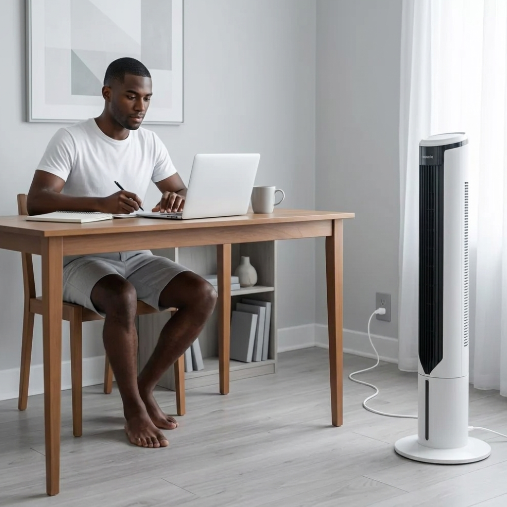Portable Air Cooler for Home & Office (Windowless)